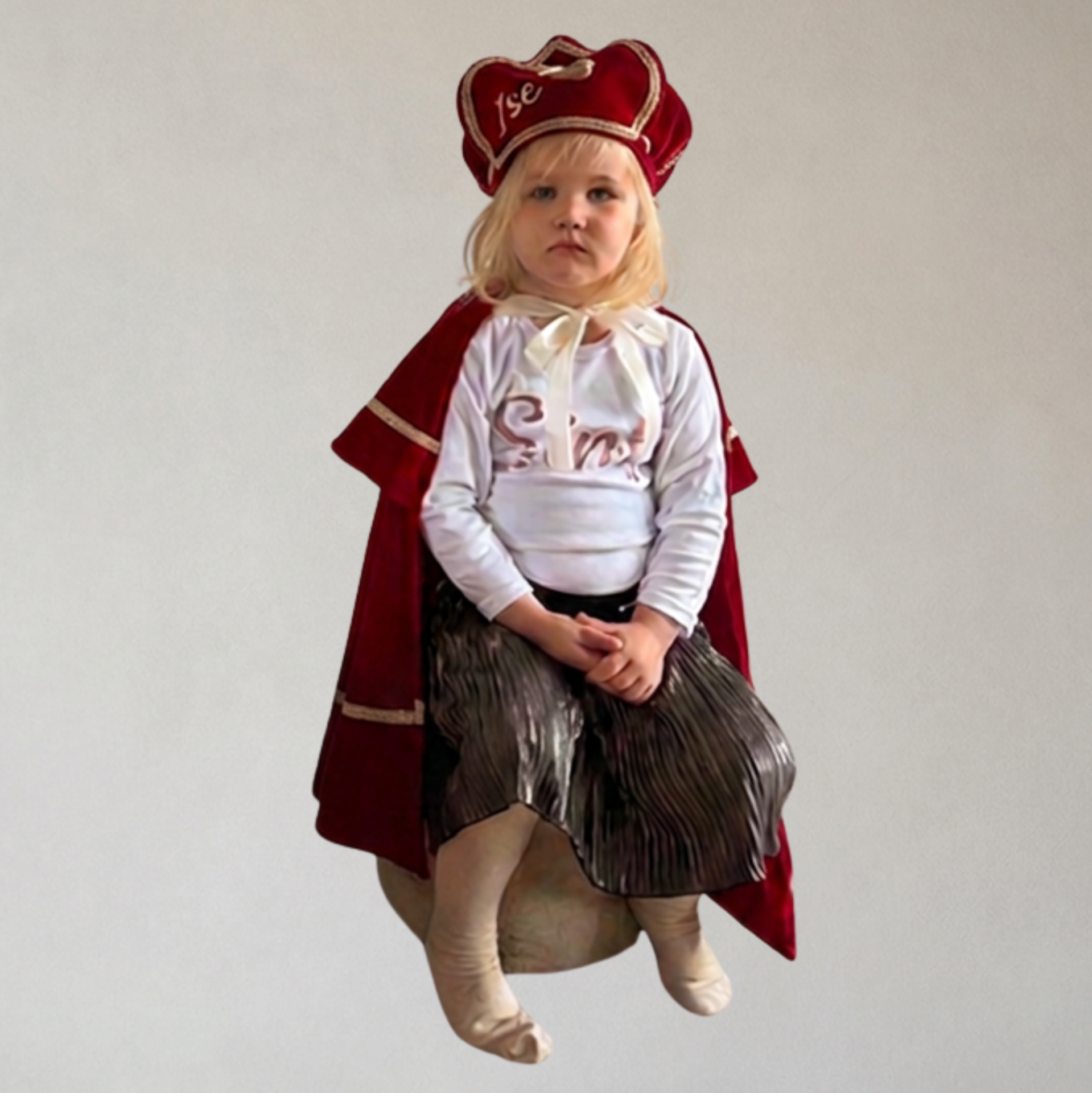 Sinterklaaspakje, muts en mijter | Gepersonaliseerde mijter | sinterklaascape | Sinterklaas | Studio Knetter | Handgemaakt